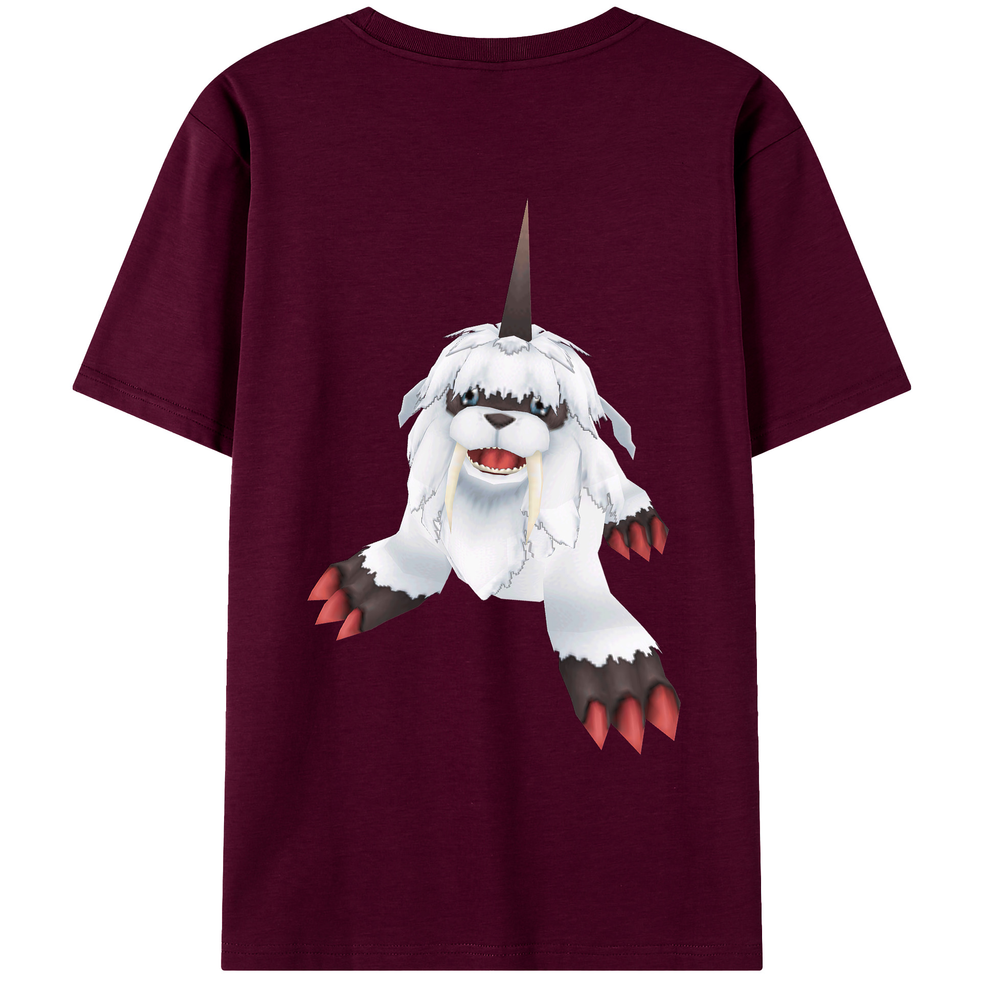 （画像用） Digimon デジタルモンスター/デジモン レディース半袖Tシャツ(バックプリント)
